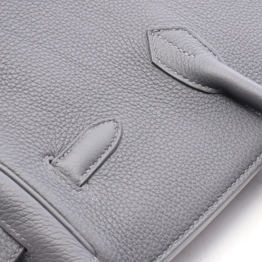 Hermes Handbag Birkin 35 Ardoise Leather — view 8