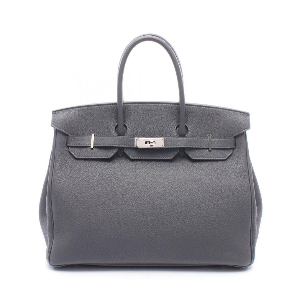 Hermes Handbag Birkin 35 Ardoise Leather
