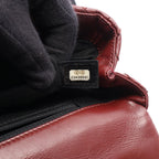Chanel Shoulder Bag Air Line Quilted Top Handle 2-Way Red Fabric Leather Chain — view 4