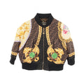 Fendi Fendace Zucca Pattern Jacket Silk