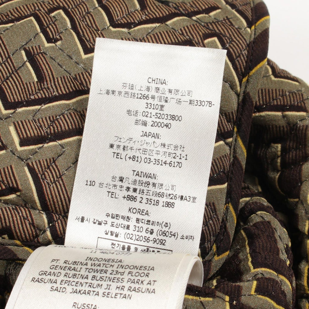 Fendi Fendace Zucca Pattern Jacket Silk — view 4