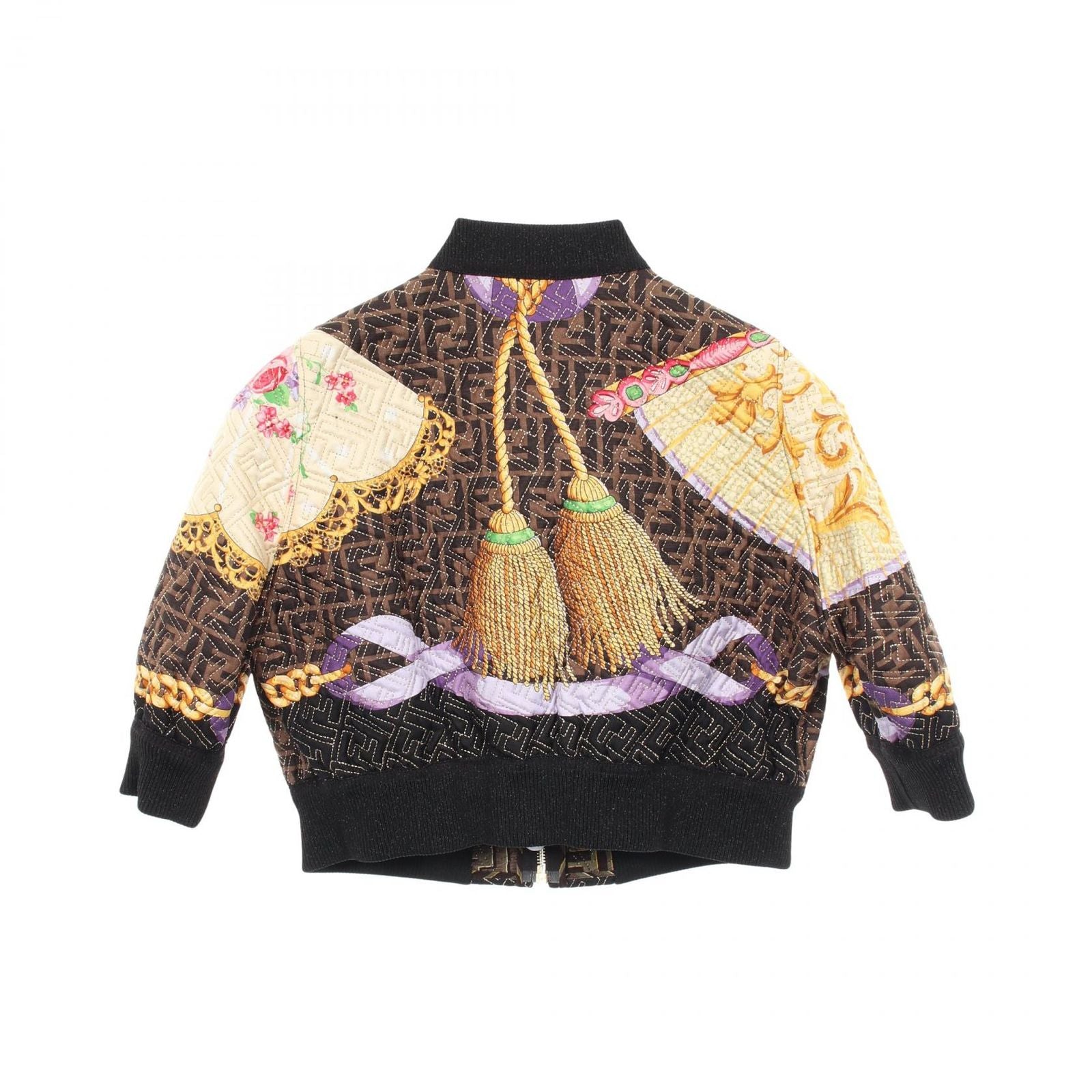 Fendi Fendace Zucca Pattern Jacket Silk — view 2