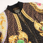Fendi Fendace Zucca Pattern Jacket Silk — view 7