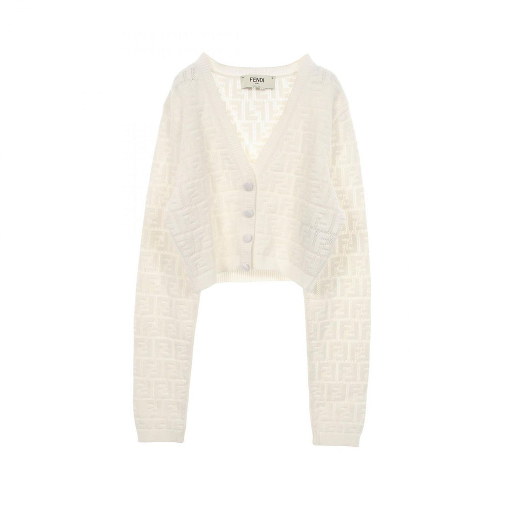 Fendi Cardigan Zucca Sheath Rayon