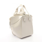 Loewe Handbag Hammock Bag Compact 2-Way White Leather — view 2