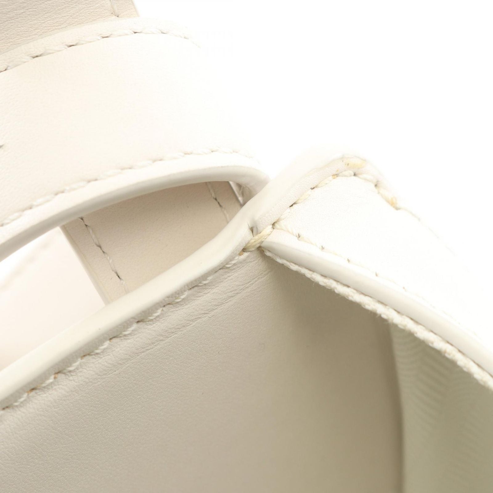 Loewe Handbag Hammock Bag Compact 2-Way White Leather — view 5