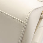 Loewe Handbag Hammock Bag Compact 2-Way White Leather — view 7