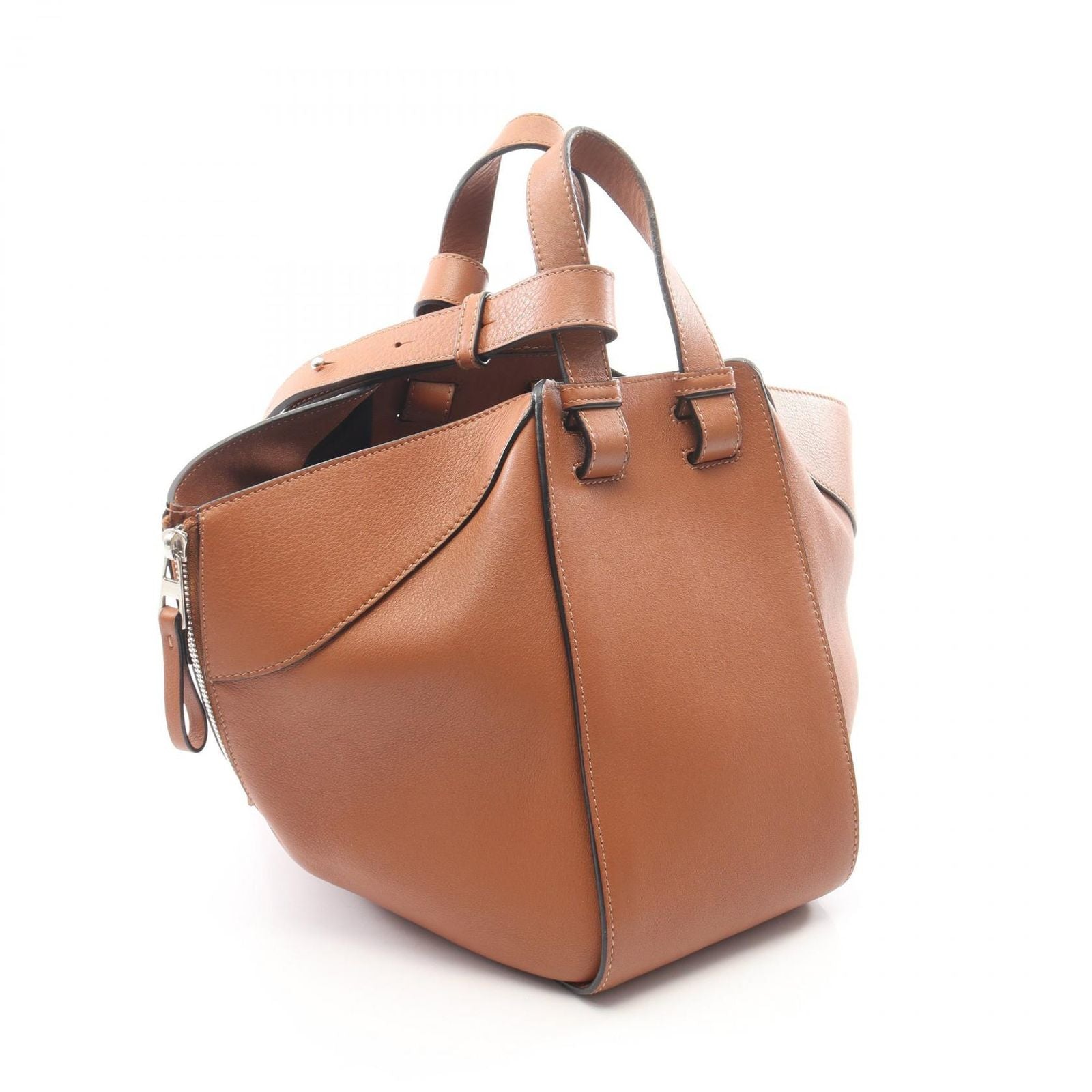 Loewe Handbag Hammock Small 2-Way Brown Leather — view 2