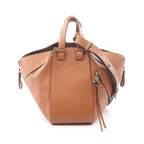 Loewe Handbag Hammock Small 2-Way Brown Leather