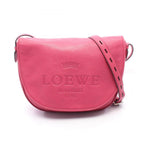 Loewe Shoulder Bag Heritage Satchel Pink Leather