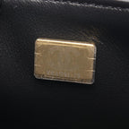 Chanel Shoulder Bag Mini Flap Quilted Black Leather Small Chain — view 5