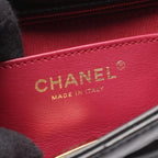 Chanel Shoulder Bag Quilted Small Flap Black Leather Chain — view 4