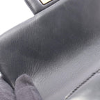 Chanel Shoulder Bag Quilted Small Flap Black Leather Chain — view 7