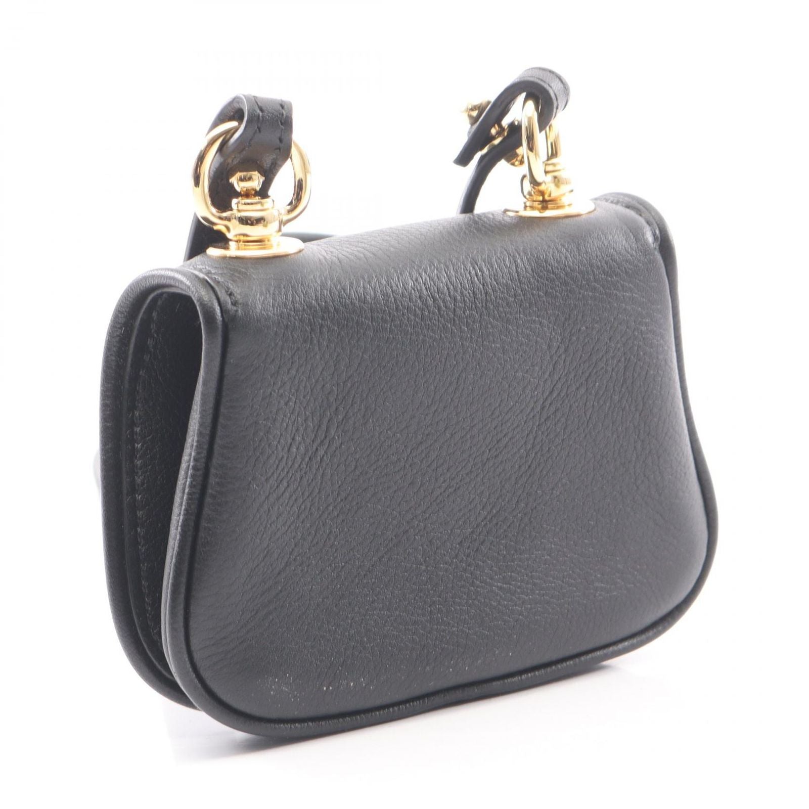 Gucci Shoulder Bag Blanc D GG Supreme Black Leather Card Case — view 2