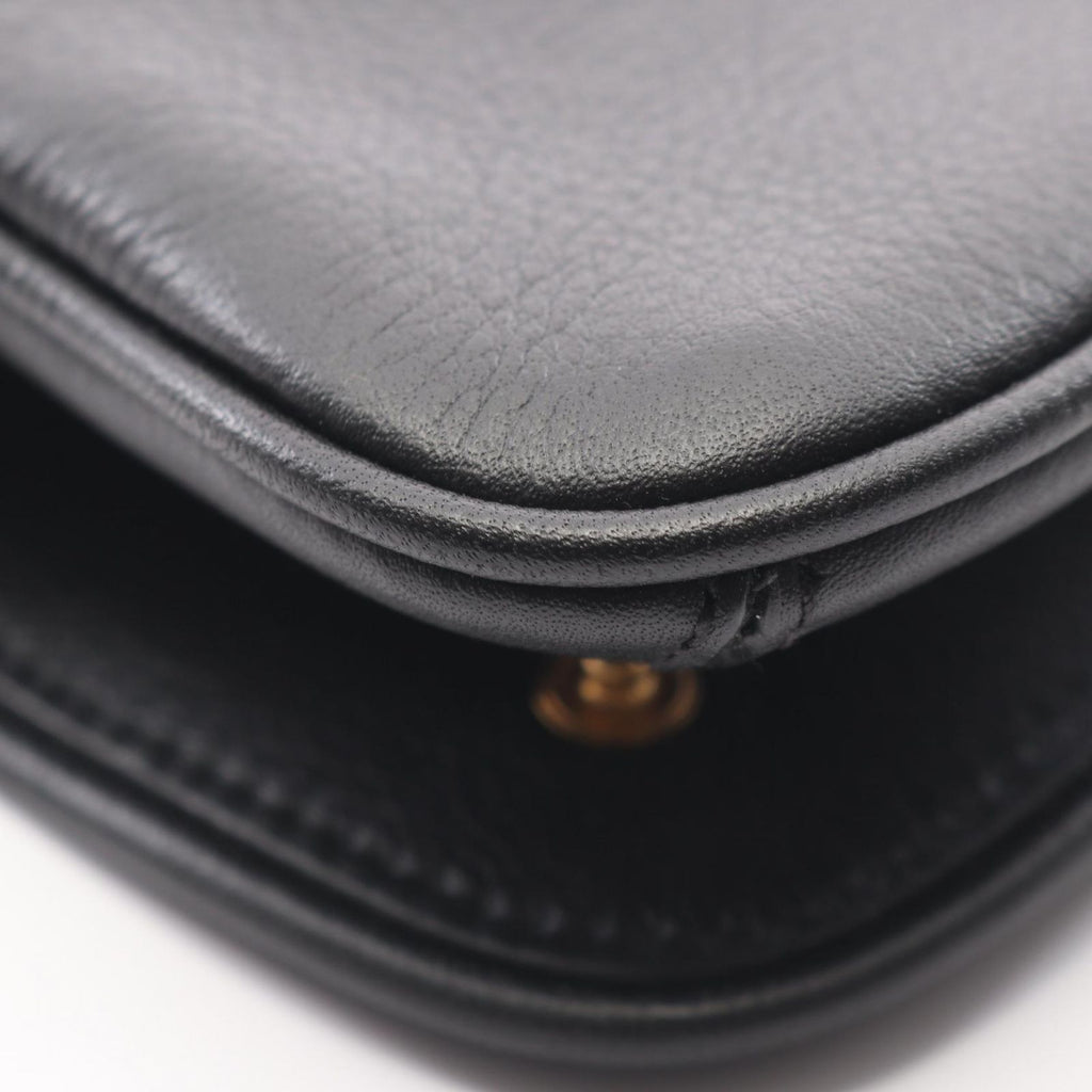 Gucci Shoulder Bag Blanc D GG Supreme Black Leather Card Case — view 5