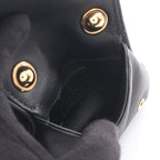 Gucci Shoulder Bag Blanc D GG Supreme Black Leather Card Case — view 3