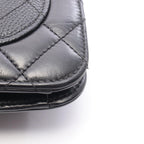 Chanel Shoulder Bag Quilted Black Lambskin Trichomaterial Small Chain — view 7