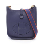 Hermes Shoulder Bag Evelyne TPM Iris Leather Evelynamazon