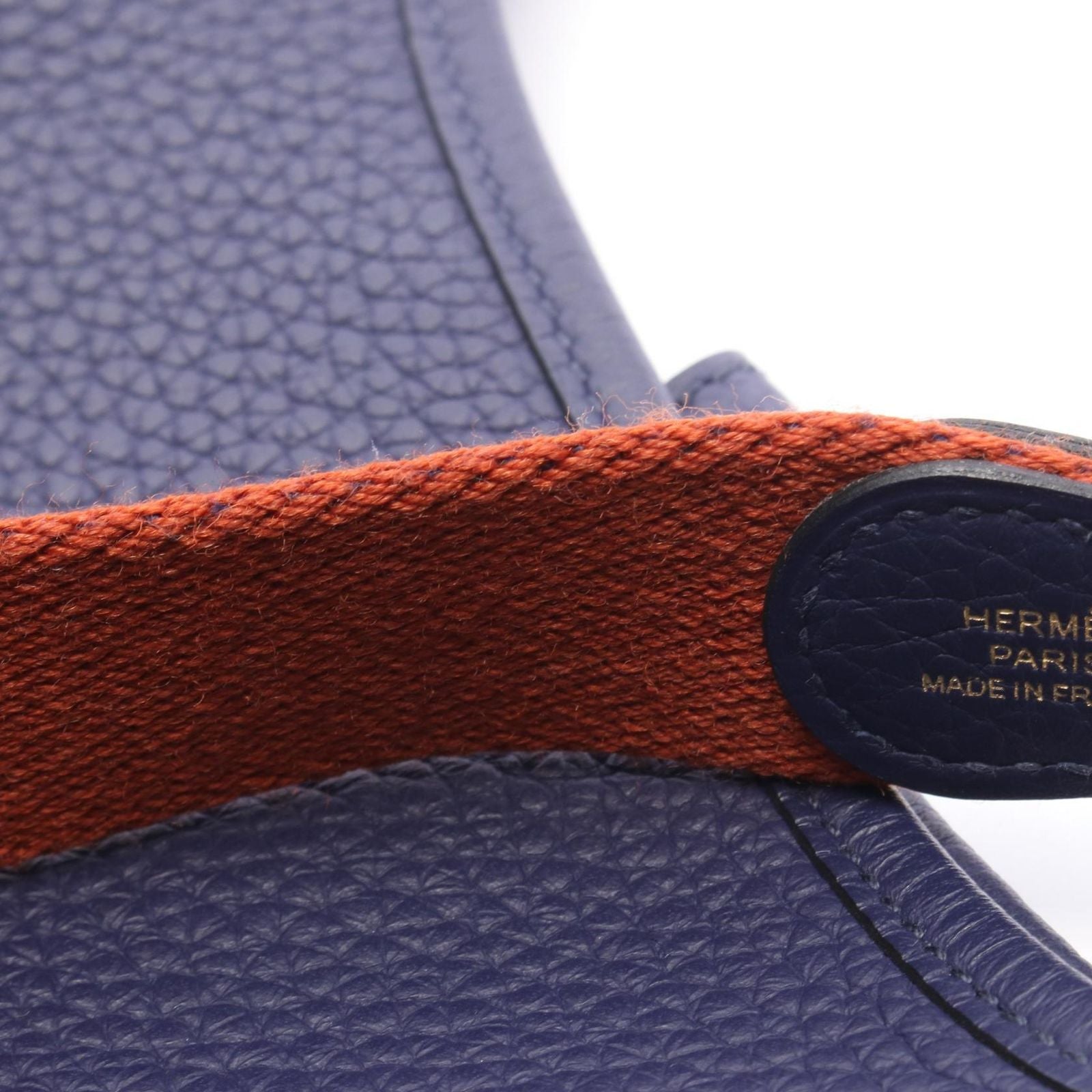 Hermes Shoulder Bag Evelyne TPM Iris Leather Evelynamazon — view 8