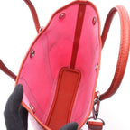 Hermes Tote Garden File PM 2-Way Pink Rouge Ducese Canvas PM — view 3