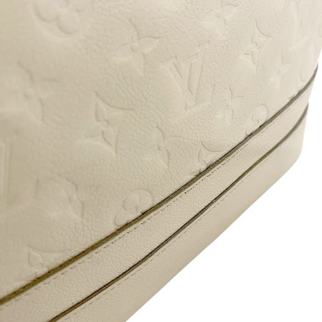 Louis Vuitton Tote Citadines PM Monogram Empreinte Leather Neige Beige — view 7