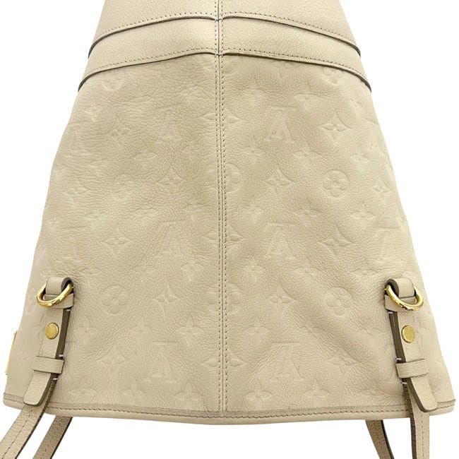Louis Vuitton Tote Citadines PM Monogram Empreinte Leather Neige Beige — view 6