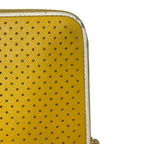 Prada Wallet Zip Around 85 Perforated Leather Yellow — view 8