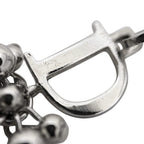 Dior Single Earring Metal Silver Logo — view 6