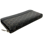 Goyard Zip Around Wallet Matignon GM Round Zip Leather Black Herringbone — view 6