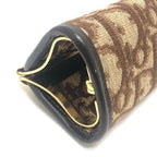 Dior Coin Case Trotter Pattern Logo Canvas Brown — view 6