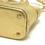 Louis Vuitton Bag Charm Mini Lockit Suhali Leather Gold — view 6