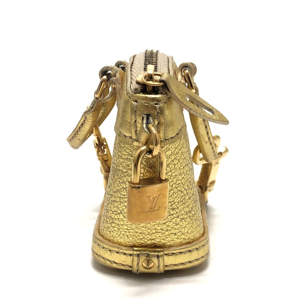 Louis Vuitton Bag Charm Mini Lockit Suhali Leather Gold — view 4