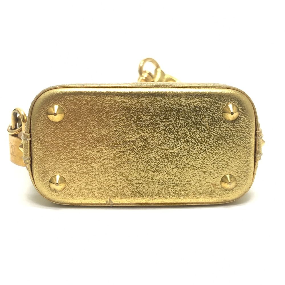 Louis Vuitton Bag Charm Mini Lockit Suhali Leather Gold — view 5