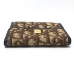 Dior Trifold Wallet Trotter Pattern Canvas Brown — view 6