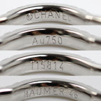 Chanel 18k White Gold Camellia Full Eternity Ring Diamond — view 4