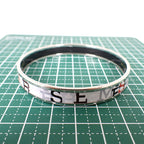 Hermes Enamel Bangle Bracelet — view 8