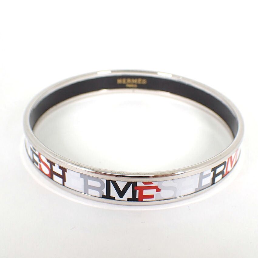 Hermes Enamel Bangle Bracelet — view 2