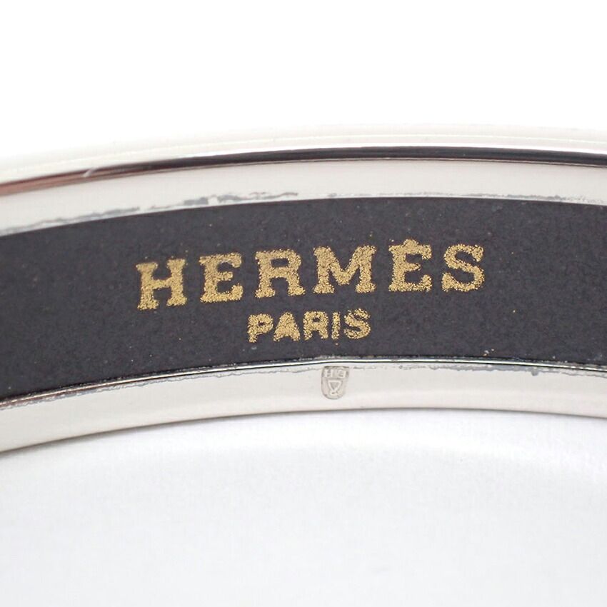 Hermes Enamel Bangle Bracelet — view 3
