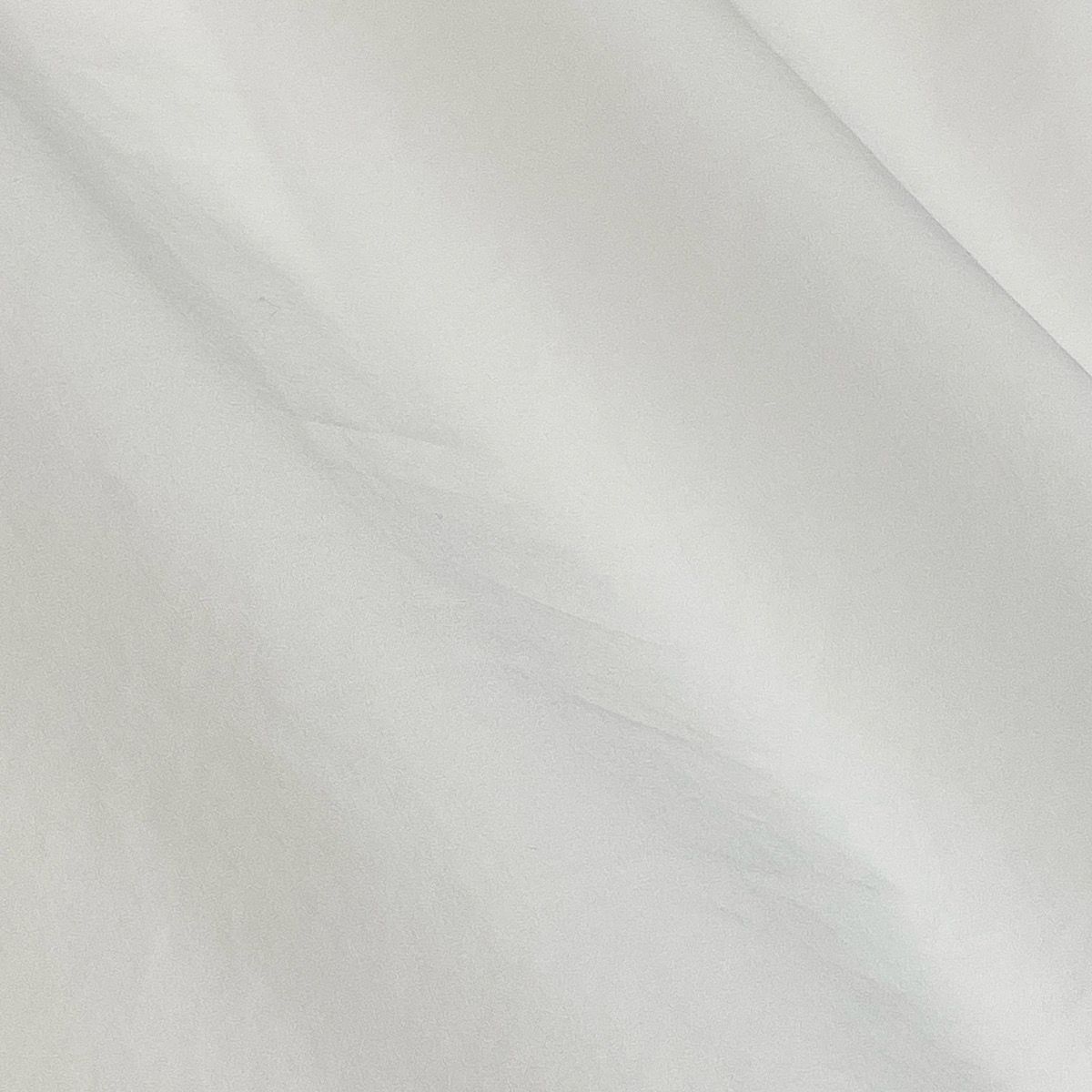 Chanel Frill Neck Sleeveless Shirt Back Button 34 White Cotton — view 8