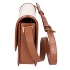 Saint Laurent Paris Canvas Leather Solferino Flap Shoulder — view 4