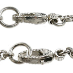 Gucci 925 Sterling Silver Anga Forest Wolf Head Necklace 50.5 56 — view 5