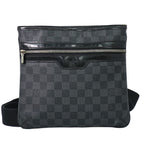 Louis Vuitton LV Thomas Damier Graphite Shoulder Bag Pochette Black Gray