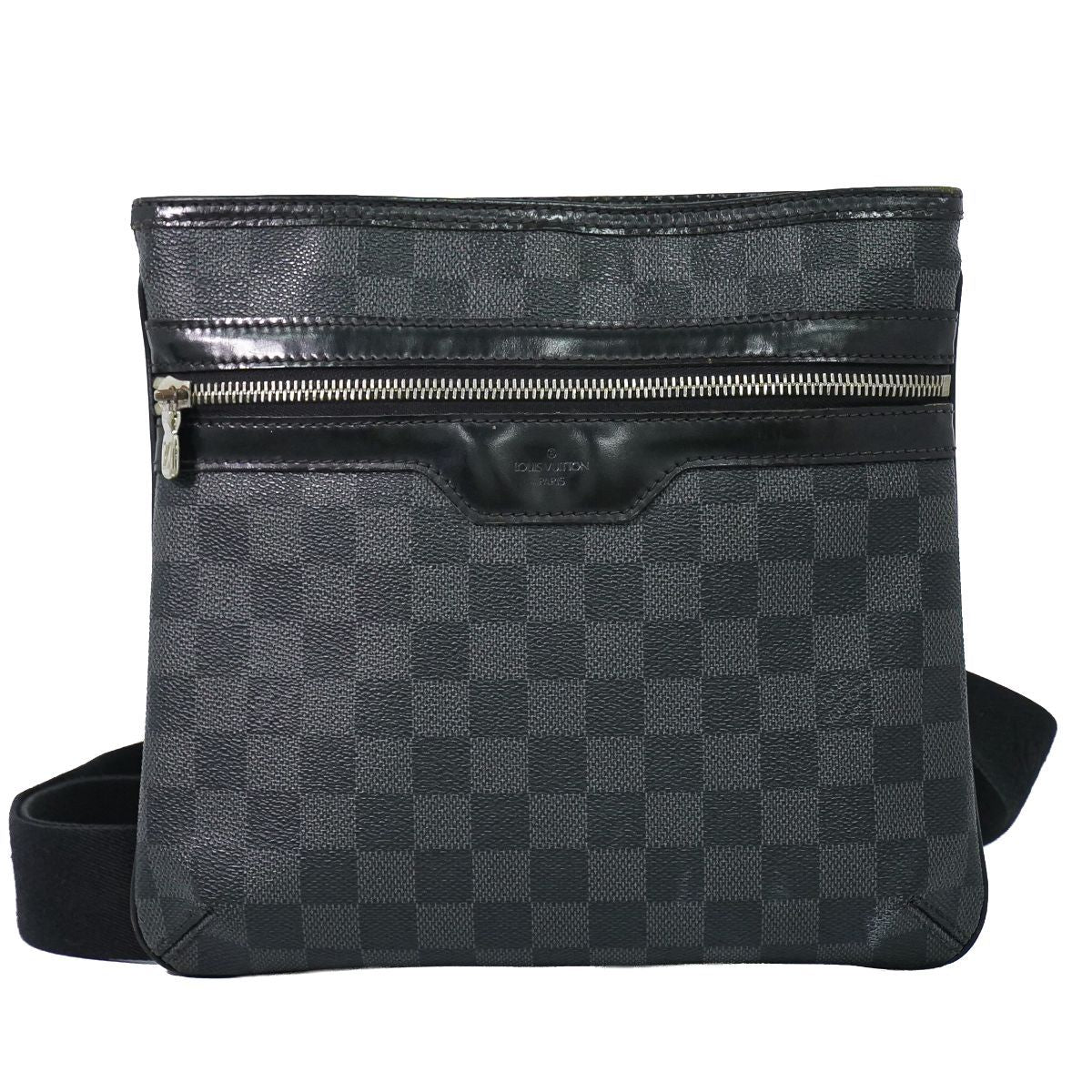 Louis Vuitton LV Thomas Damier Graphite Shoulder Bag Pochette Black Gray