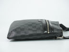 Louis Vuitton LV Thomas Damier Graphite Shoulder Bag Pochette Black Gray — view 4