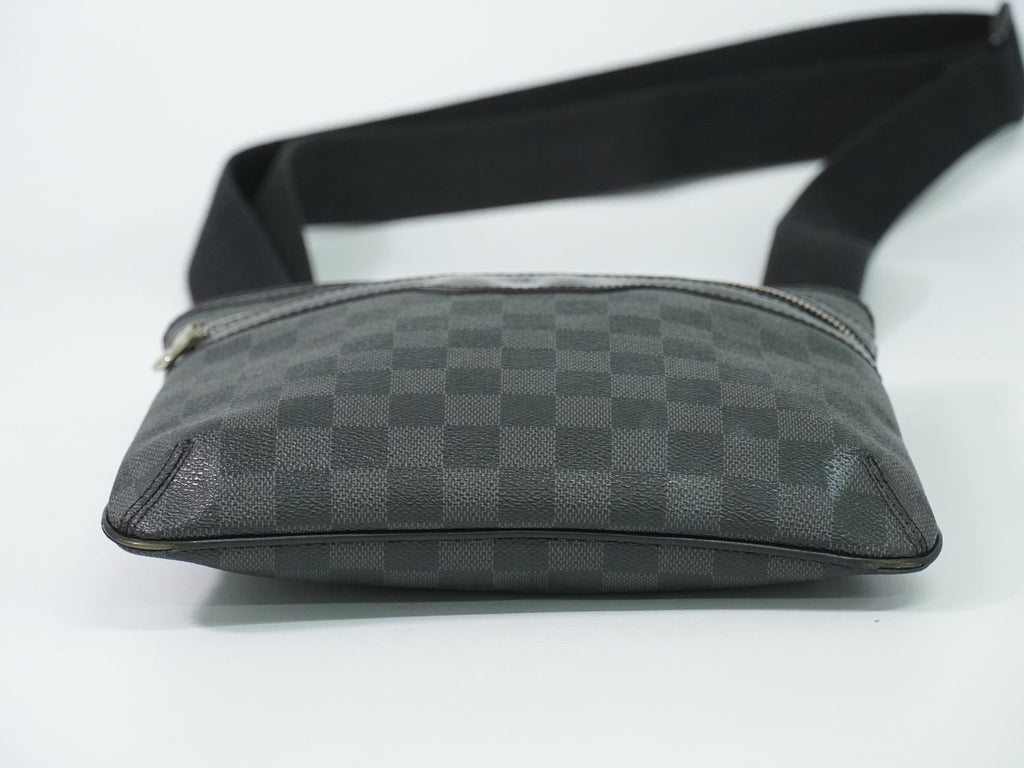 Louis Vuitton LV Thomas Damier Graphite Shoulder Bag Pochette Black Gray — view 3