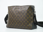 Louis Vuitton LV Torres Monogram Macassar Shoulder Bag Brown Black — view 2