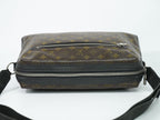 Louis Vuitton LV Torres Monogram Macassar Shoulder Bag Brown Black — view 5