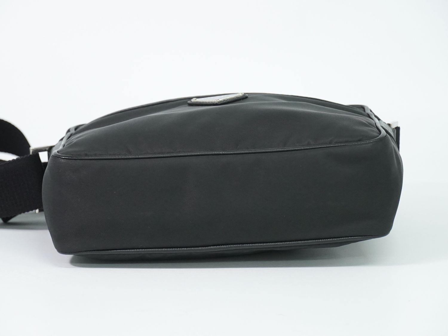 Prada Nylon Shoulder Bag Pochette Black — view 3