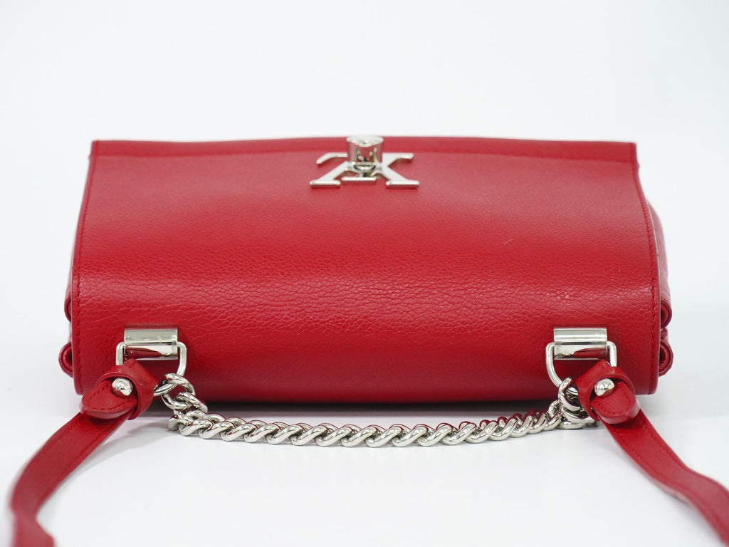 Louis Vuitton LV Lockme 2 Calf Leather 2-Way Shoulder Bag Ruby — view 5