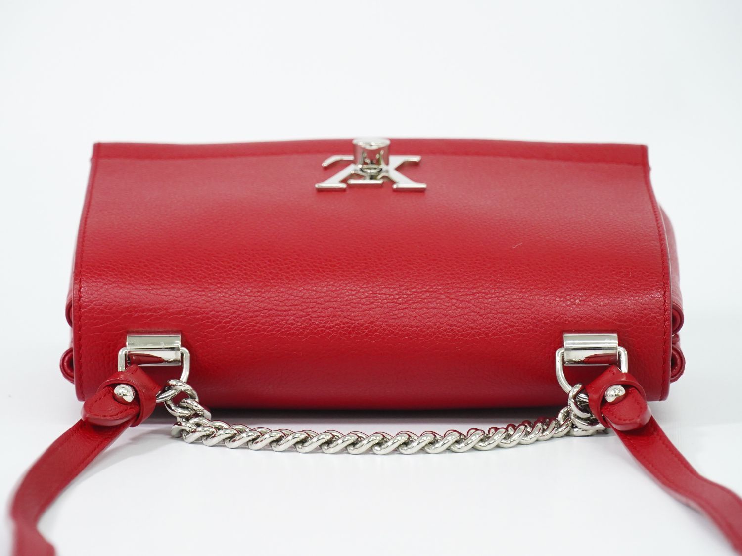 Louis Vuitton LV Lockme 2 Calf Leather 2-Way Shoulder Bag Ruby — view 5